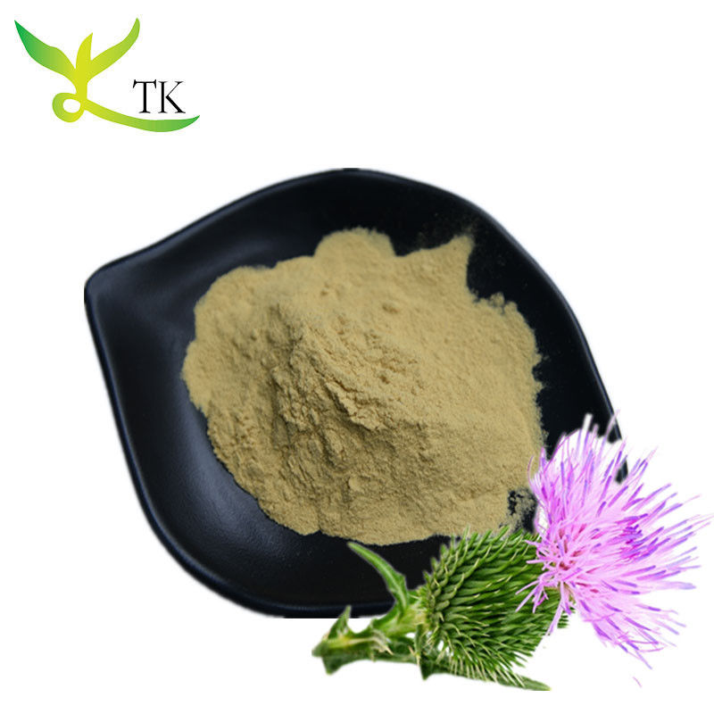 80% Milk Thistle Extract Powder Herbal Supplements Natural Silybum Marianum Extract