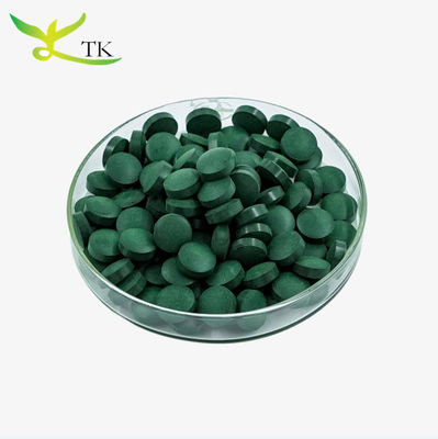 Superfood Spirulina Chlorella alami Bubuk 5/5 Campuran Spirulina Chlorella Tablet 250mg 500mg