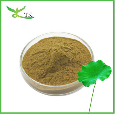 Pengurangan Berat Badan Ekstrak Daun Lotus Alami Bubuk Nuciferin 2% 98% Bubuk Daun Lotus