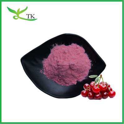 100% larut dalam air Acerola alami Cherry Powder Spray Dried Fruit Juice Powder