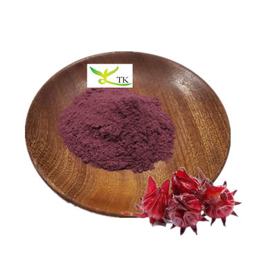 Warna Makanan Alami Roselle Bunga Bubuk Roselle Ekstrak Bubuk 10% Antosianin
