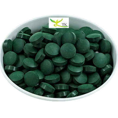 100% Suplemen Superfood Alami 50/50 Campuran Spirulina Chlorella Tablet Tinggi Protein