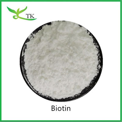 Harga Grosir Biotin Berkualitas Makanan Bubuk Biotin Murni 1% 98% Bubuk Vitamin H Pertumbuhan Rambut