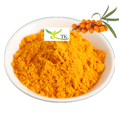 100% Bubuk Buah Berry Sea Buckthorn Beku Alami Murni Kualitas Pangan