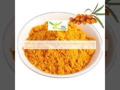 100% Bubuk Buah Berry Sea Buckthorn Beku Alami Murni Kualitas Pangan